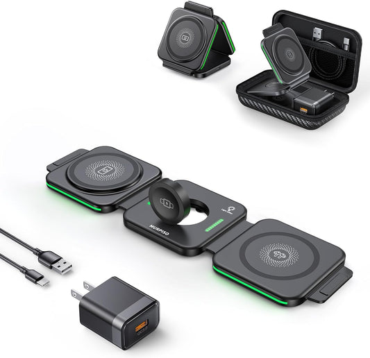 3 IN 1 Fast Wireless Charging Magnetic Pad